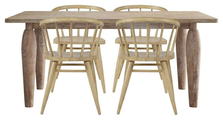 Spader Natural 5 Piece Dining Set