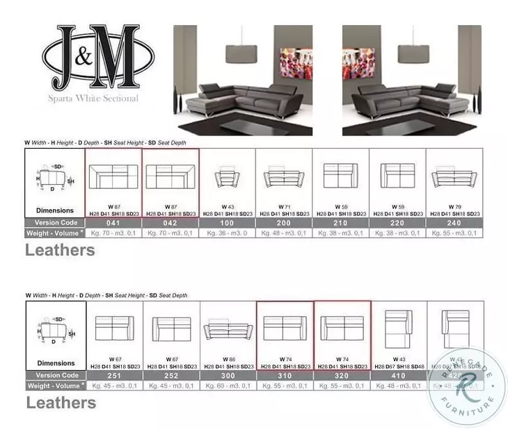 Sparta Grey Italian Leather LAF Sectional