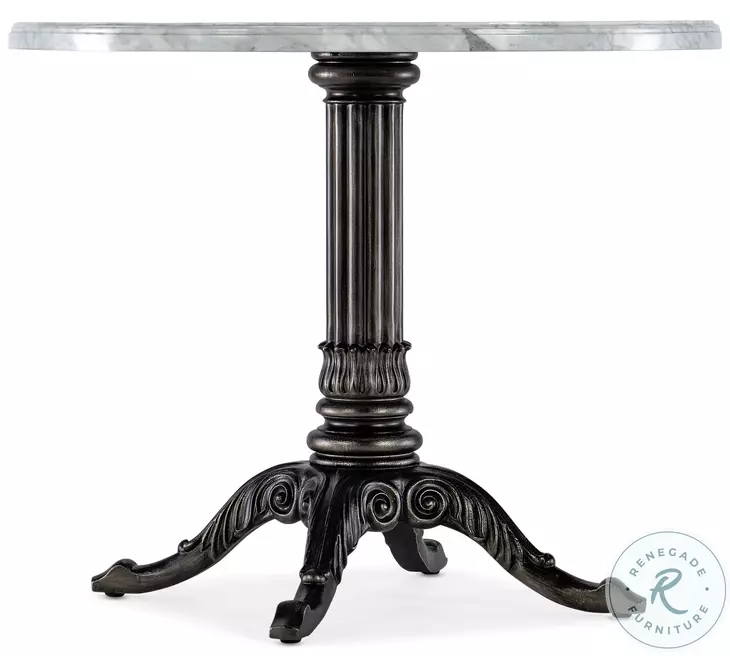 Charleston Gray And Black Bistro Table