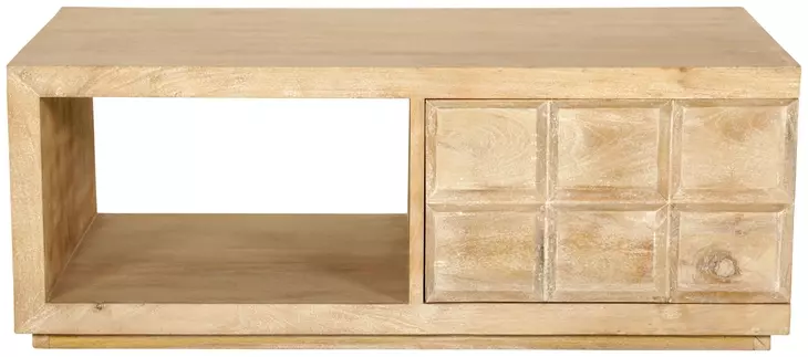 Laguna Bleached Natural Rectangular Occassional Table Set