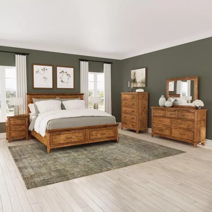 Bandalier Russet 7 Drawer Dresser