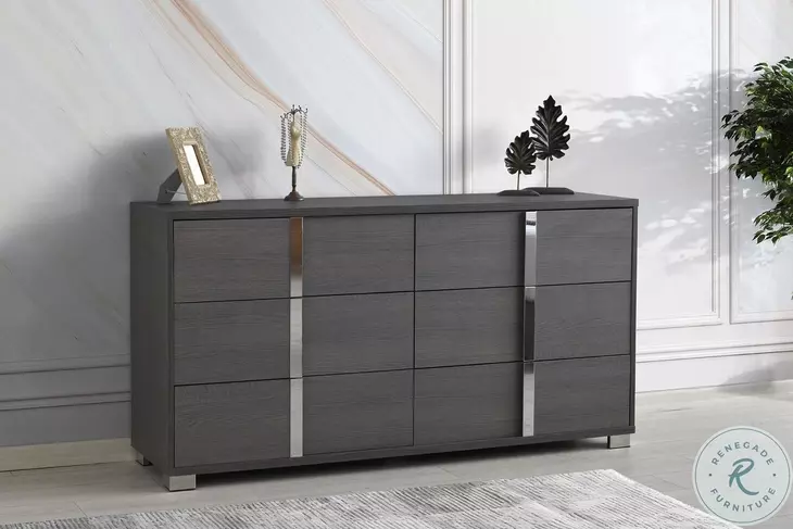 Giulia Matte Grey Dresser