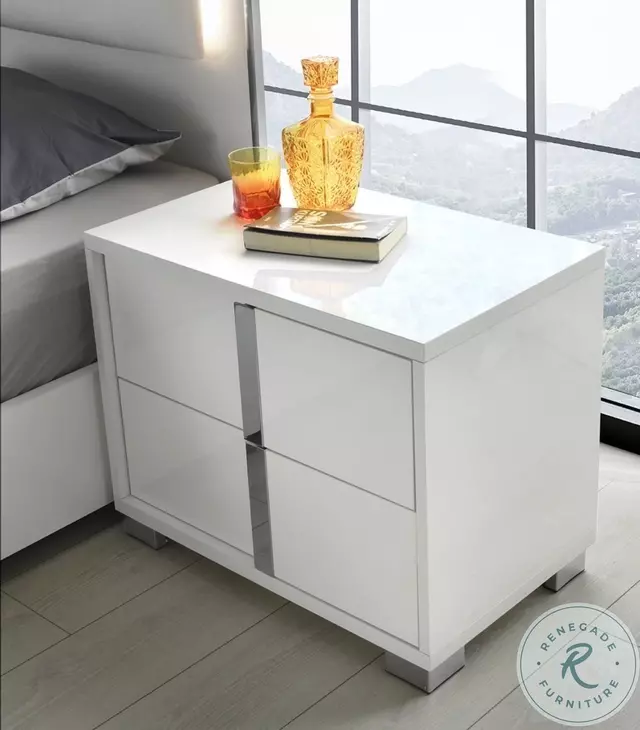 Giulia White RAF Nightstand
