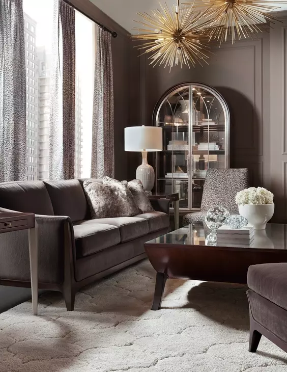 Isabella Brown 86" Sofa
