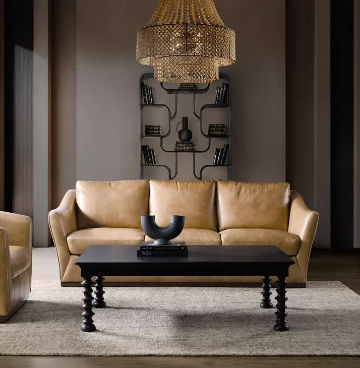 Fairfax Light Brown 92" Sofa