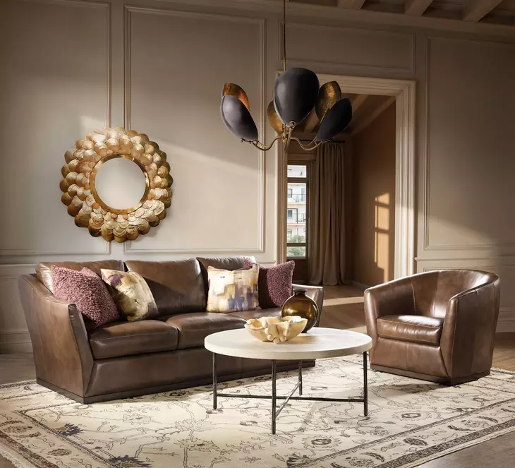 Fairfax Dark Brown 92" Sofa