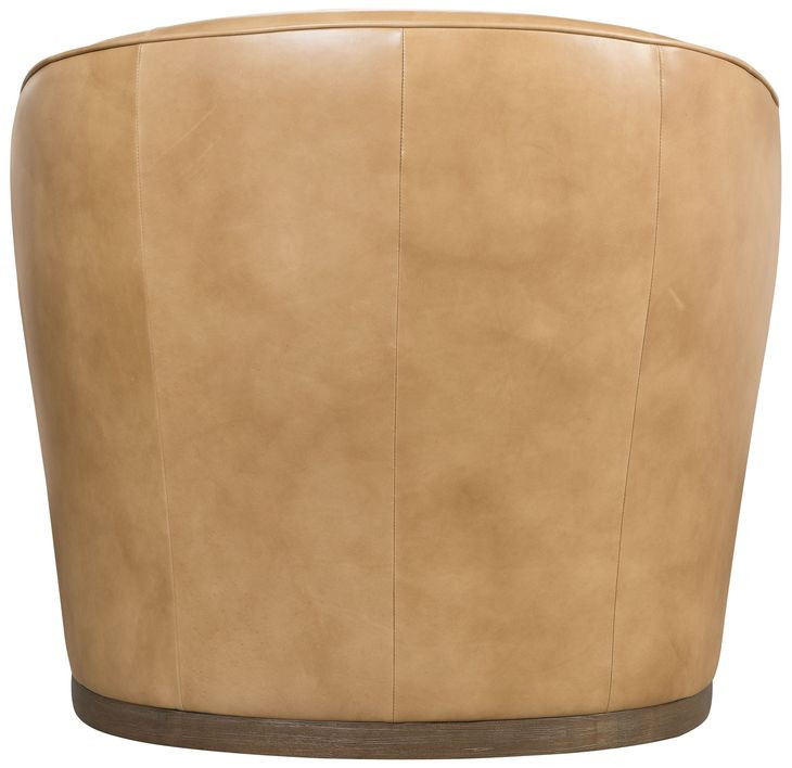 Fairfax Light Brown Upholstered Swivel Chair