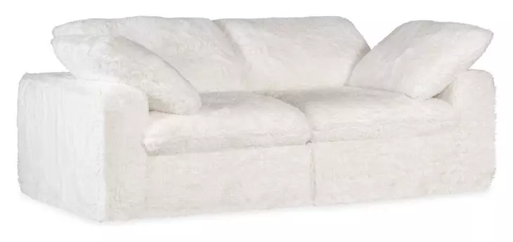 Barefoot White 90" Loveseat