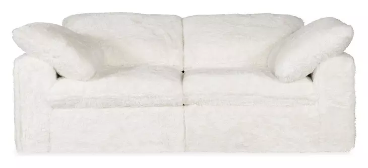 Barefoot White 90" Loveseat