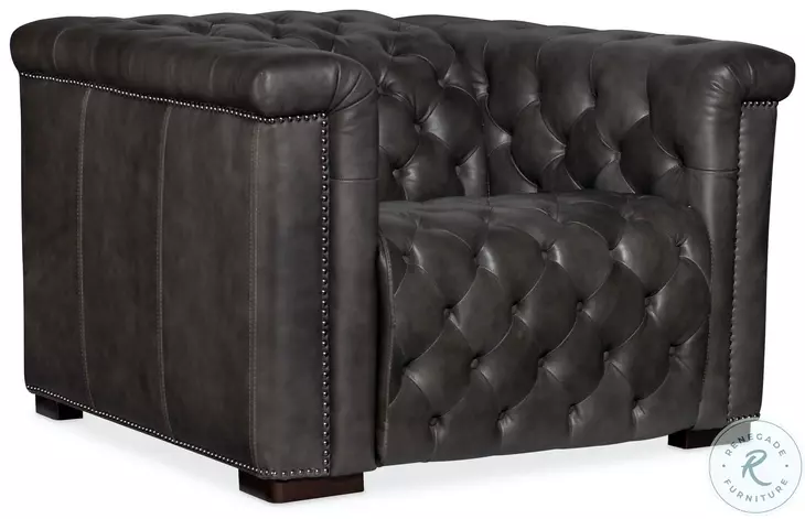 Savion Bellagio Gravel Leather Power Recliner