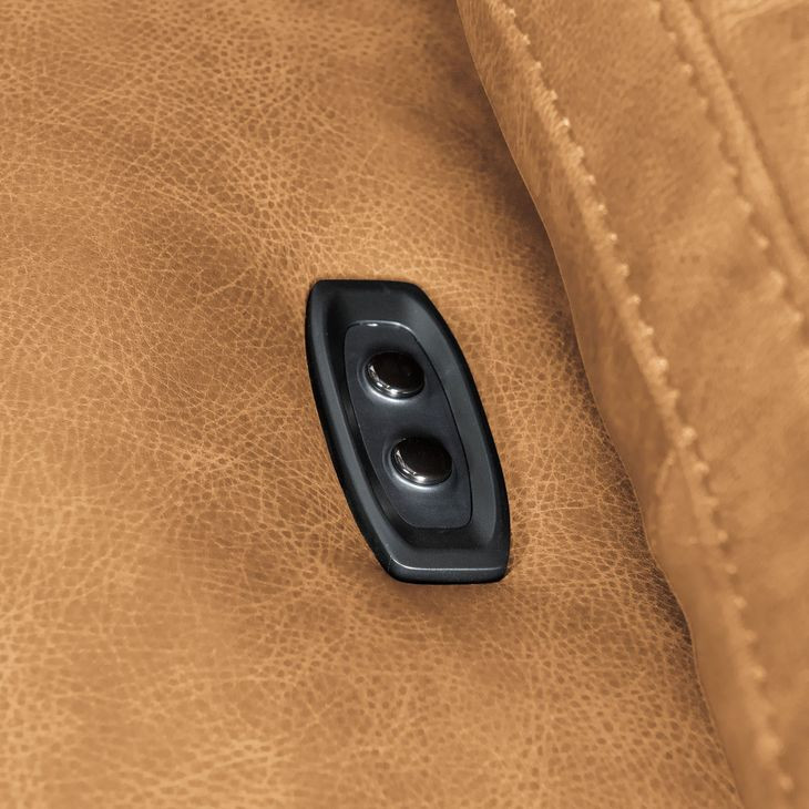 Jericho Brown 89" Power Reclining Sofa with USB Charging