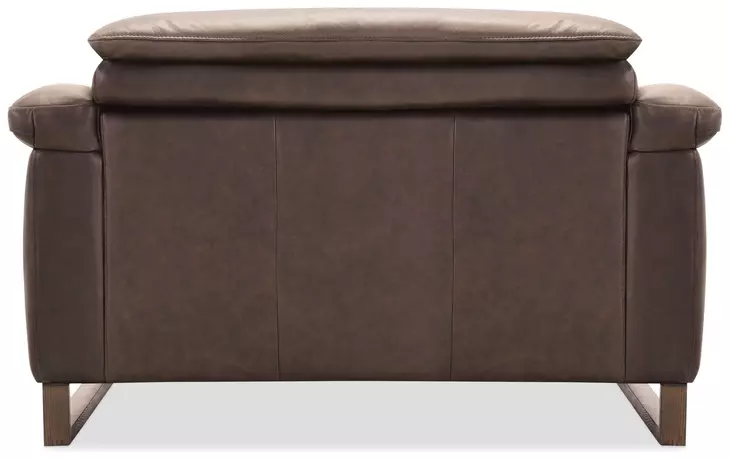 Jericho Dark Brown Power Recliner with USB Charging