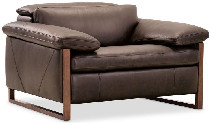 Jericho Dark Brown Power Recliner with USB Charging