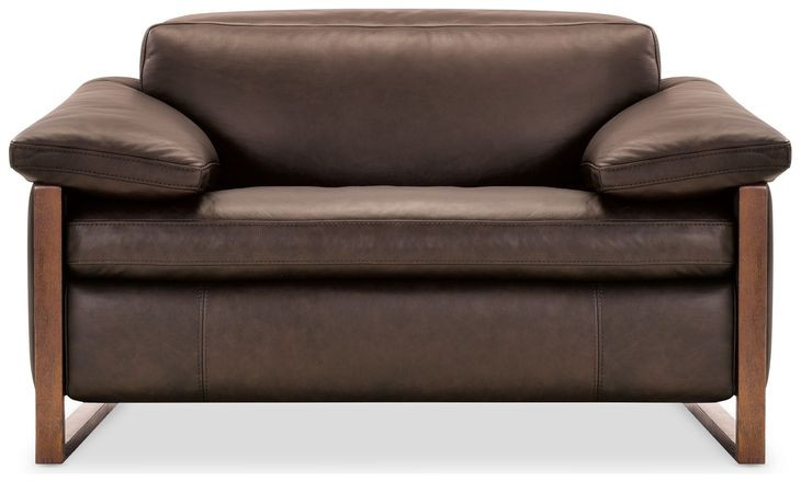 Jericho Dark Brown Power Recliner with USB Charging