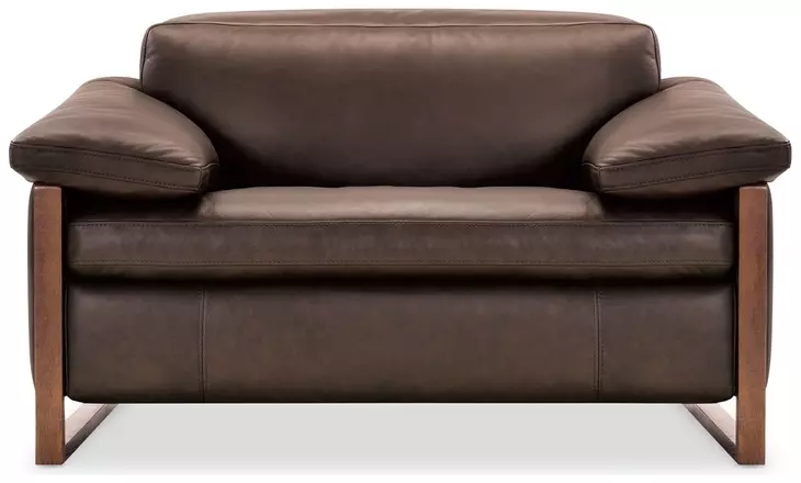 Jericho Dark Brown Power Recliner with USB Charging