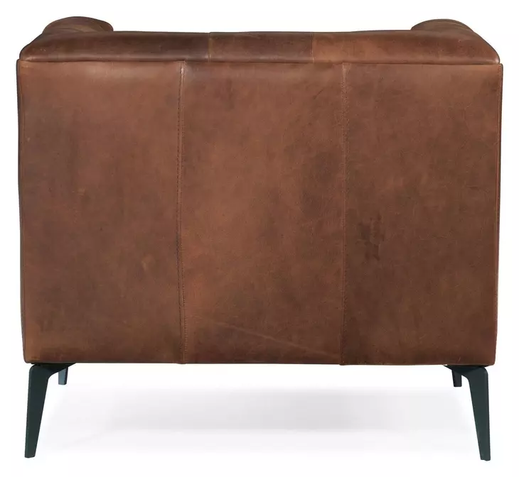 Nicolla Saddlebag Lodge Leather Stationary Chair