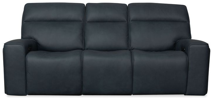 Ember Blue 91" Power Reclining Sofa with USB Charging