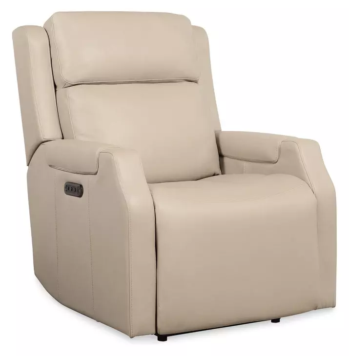 Nelson Salvo Beige Leather Zero Gravity Power Living Room Set with Power Headrests And Lumbar