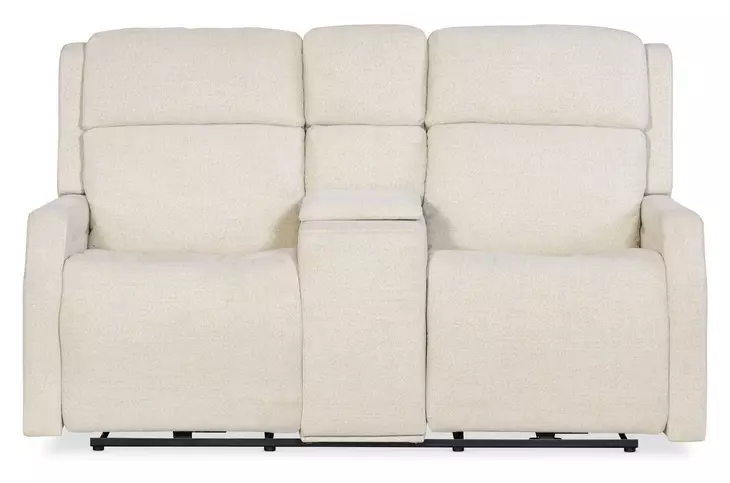 Nelson Wayfarer Frost 68" Zero Gravity Power Console Loveseat with Power Headrest & Lumbar