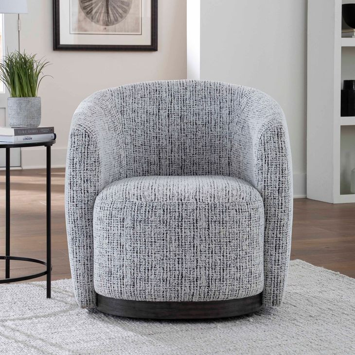 Tatum Nightshade Swivel Accent Chair
