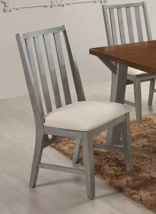 Staton Walnut and Gray Rectangular Leg Dining Room Set