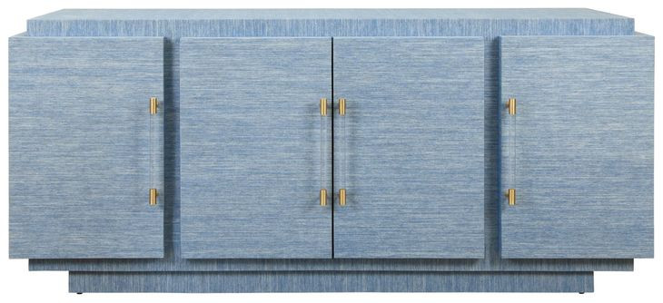 Steele Blue 4 Door Buffet