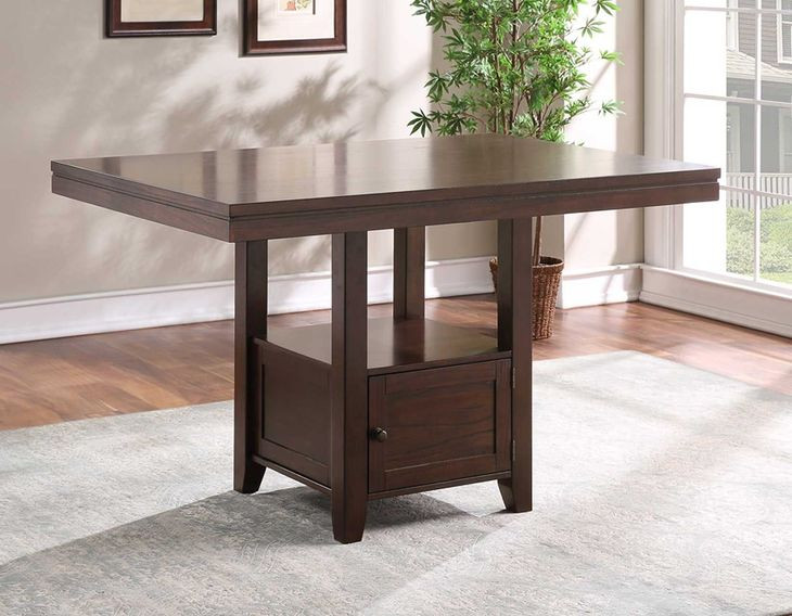 Yorktown Espresso Counter Height Dining Table