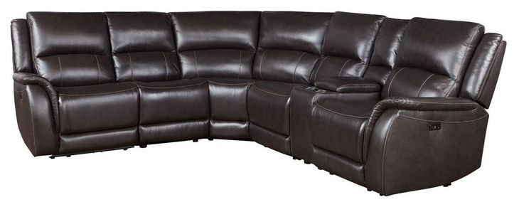 Alexandria Gray Dual Power Reclining Sectional