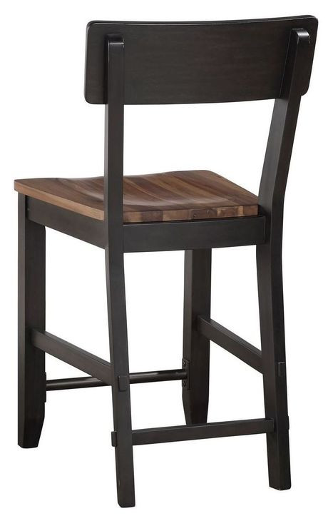 Bermuda Black Extendable Rectangular Counter Height Dining Room Set