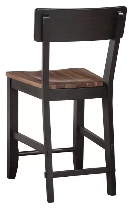 Bermuda Black Extendable Rectangular Counter Height Dining Room Set