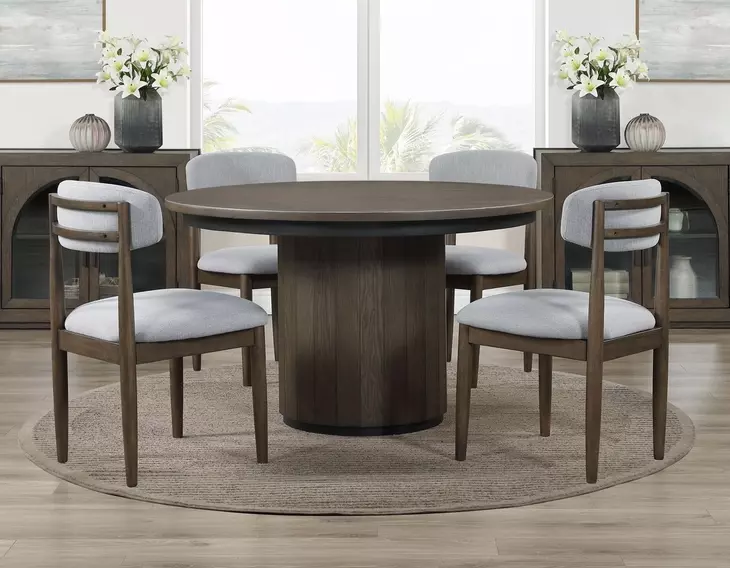 Burlington Brown and Gray Side Chair