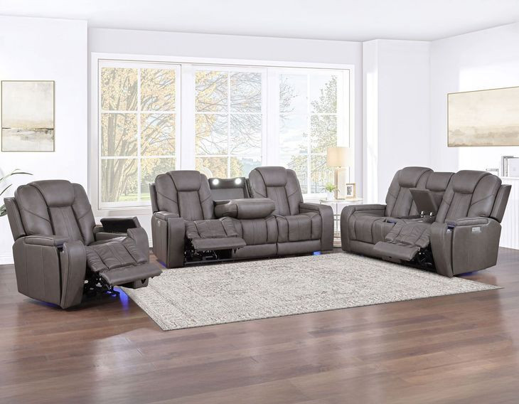Daniel Gray Triple Power Recliner