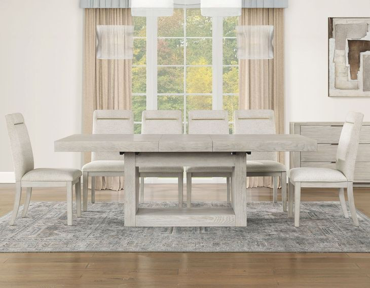 Garland Greige Extendable Rectangular Dining Room Set