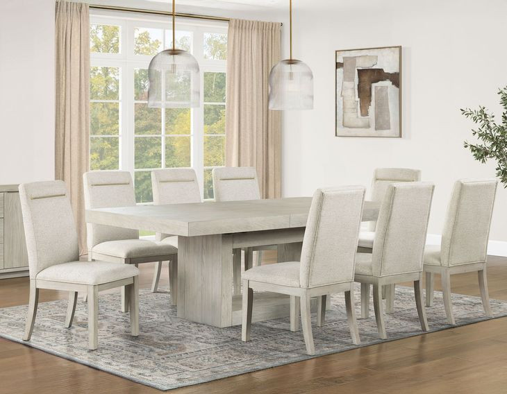 Garland Greige Extendable Rectangular Dining Room Set