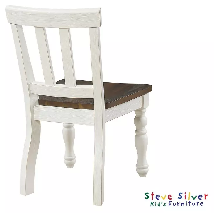 Joanna Brown and Cream Rectangular Kids Dining Room Set