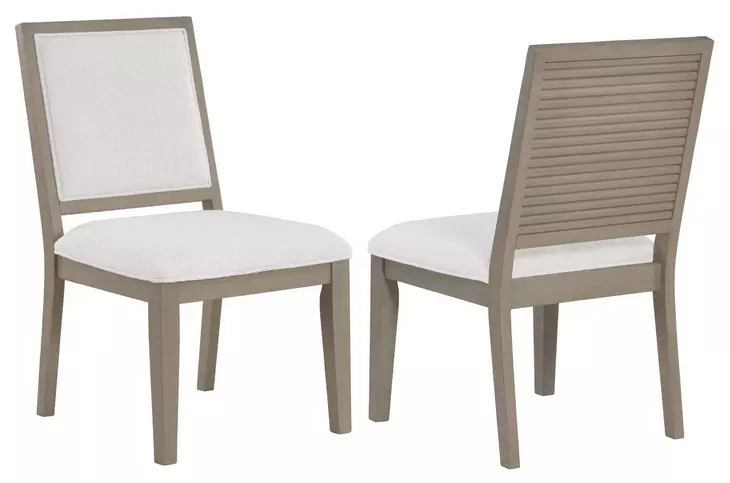 Lily Gray Upholstered Side Chair Set of 2