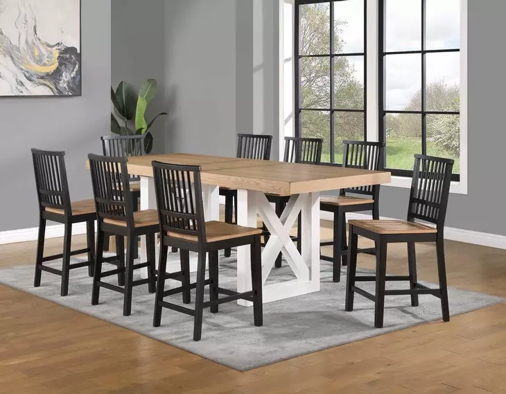 Magnolia Black 24″ Counter Height Stool Set of 2