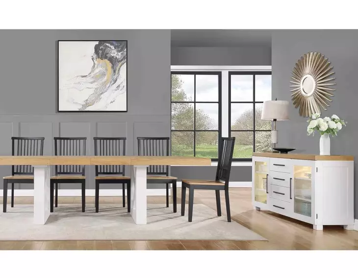 Magnolia Brown 72" Extendable Rectangular Dining Table
