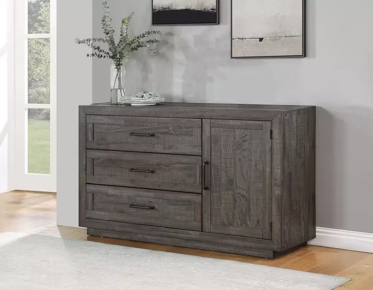 Riverdale Black 1 Door Server