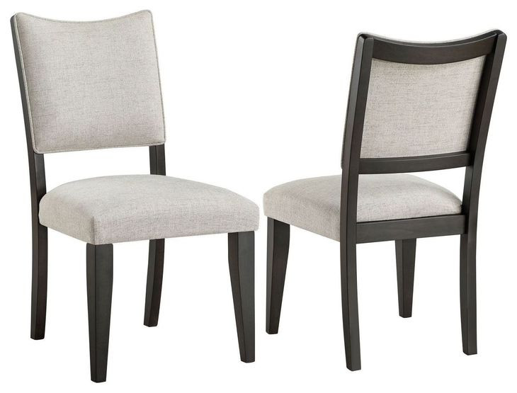 Roatan Gray Upholstered Side Chair Set of 2