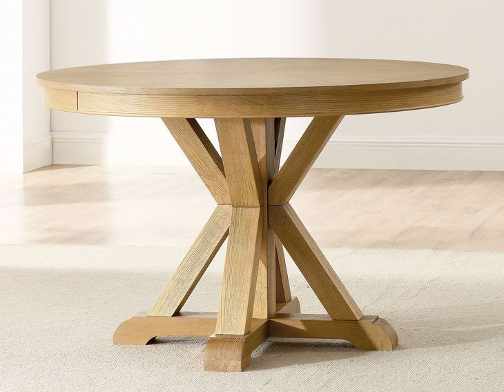 Rylie Natural 48" Round Dining Table