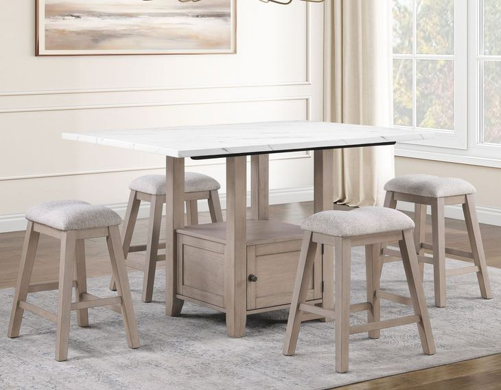 Taylor Gray Upholstered Counter Height Stool Set of 2