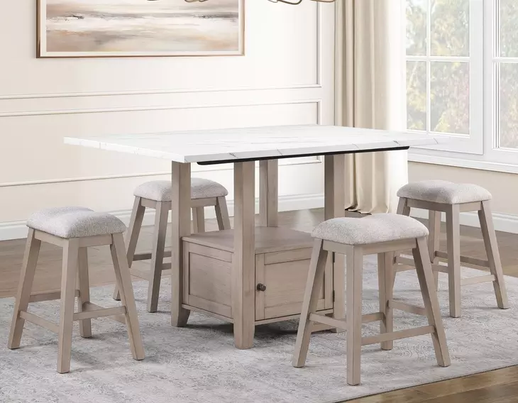 Taylor Gray Upholstered Counter Height Stool Set of 2