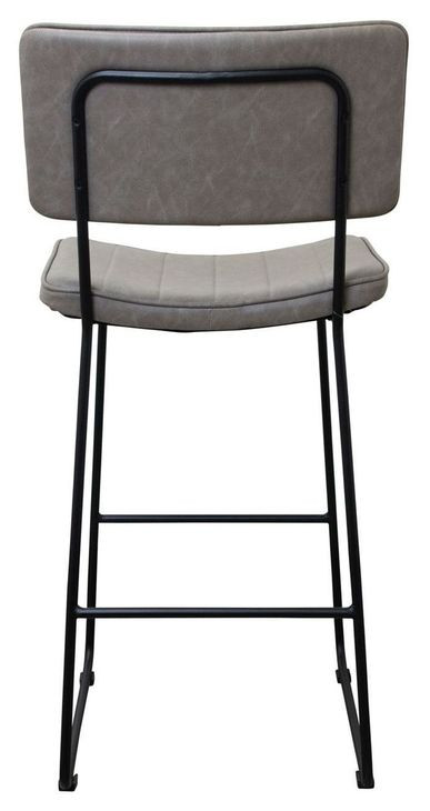 Tribeca Gray Upholstered Bar Stool