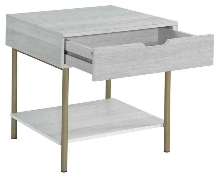 Whitman White And Champagne Lift Top Occasional Table Set