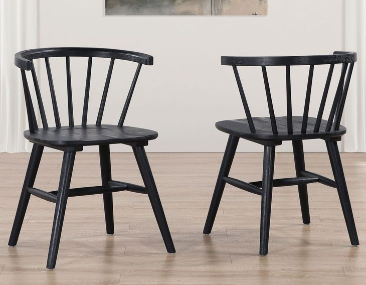 Willow Black Dining Side Chair Set of 2
