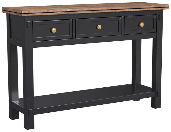 Stormy Ridge Chicory Black and Brown Occassional Table Set