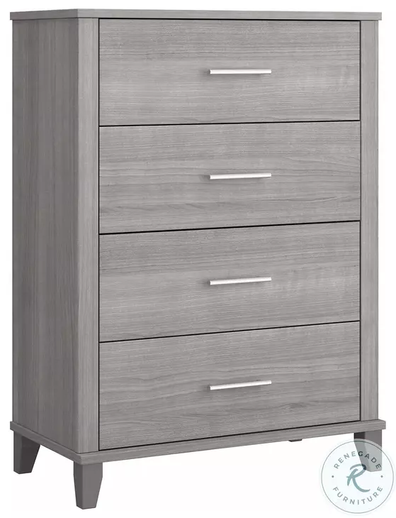 Somerset Platinum Gray Drawer Chest