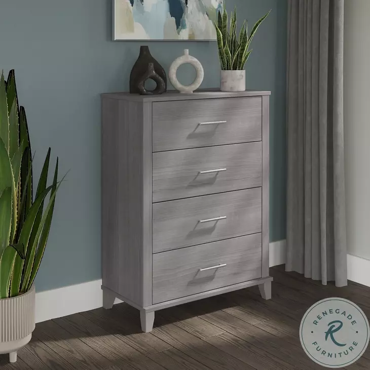 Somerset Platinum Gray Drawer Chest