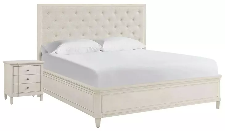 Birchaven Beige and Willow Upholstered Panel Bedroom Set